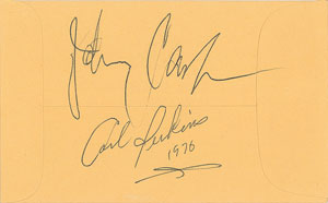 Lot #663 Johnny Cash and Carl Perkins - Image 1