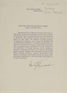 Lot #68 Harry S. Truman - Image 1