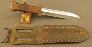 Lot #80  Theater-Made WWII Fighting Knife - Image 1