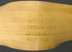 Lot #99  Avro Anson Cheetah Propeller - Image 11