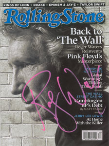 Lot #2175 Roger Waters Signed Magazine - Image 1