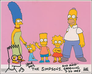 Lot #528 Matt Groening - Image 1
