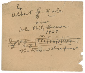 Lot #781 John Philip Sousa - Image 1