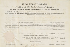 Lot #184 John Quincy Adams - Image 1