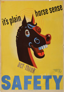 Lot #389  WWII 'Safety' Posters - Image 3