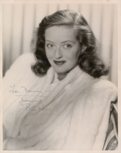 Lot #848 Bette Davis - Image 1