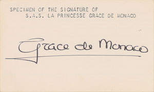 Lot #873 Grace Kelly