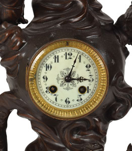 Lot #429  L'Aviation Sculptural Clock - Image 4