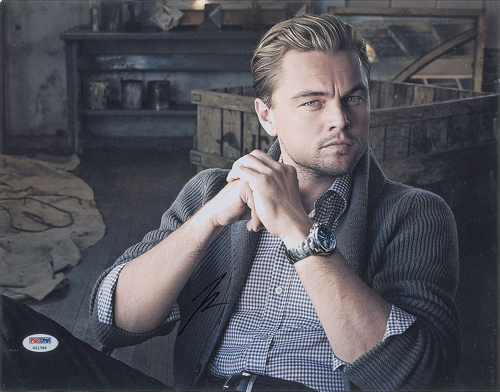 Leonardo DiCaprio Oversized Signed Photograph RR Auction