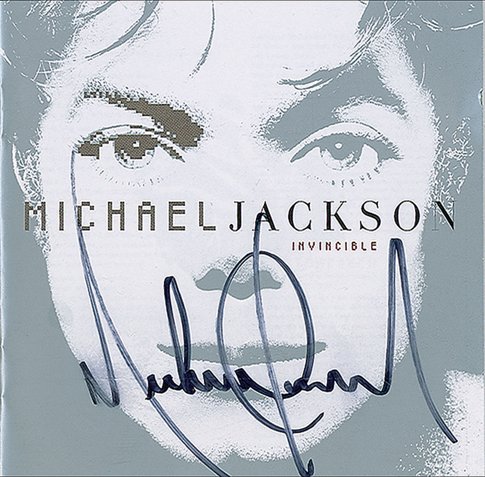 Michael Jackson Signed CD | RR Auction