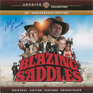 Lot #4333  Blazing Saddles: Mel Brooks Signed