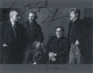 Lot #4345  Four Directors Oversized Signed Photograph - Image 1