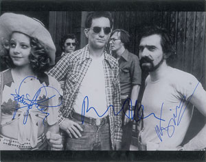 Lot #4377  Taxi Driver Oversized Signed Photograph - Image 1