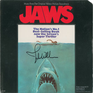 Lot #4388 John Williams 'Jaws' Signed Album - Image 1