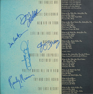 Lot #4175  Eagles Signed 'Hotel California' Album - Image 2