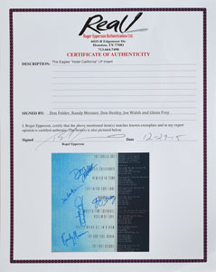 Lot #4175  Eagles Signed 'Hotel California' Album - Image 3