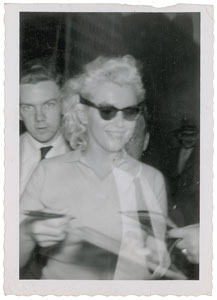 Lot #4316 Marilyn Monroe Set of (4) Vintage Candid Photos - Image 1