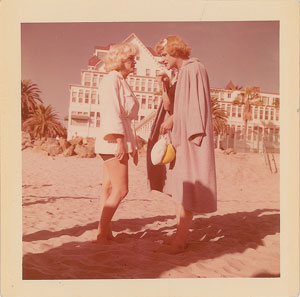 Lot #4306 Marilyn Monroe Pair of Vintage Candid 'Some Like it Hot' Photos - Image 2