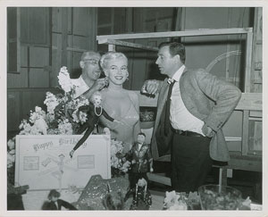 Lot #4305 Marilyn Monroe Pair of 'Let's Make Love' Vintage Photographs - Image 2