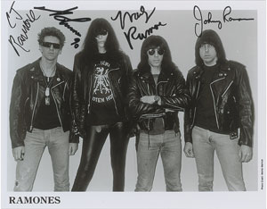Lot #4226  Ramones Signed Photograph - Image 1