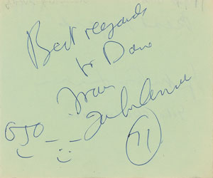 Lot #4031 John Lennon and Yoko Ono Signatures - Image 1