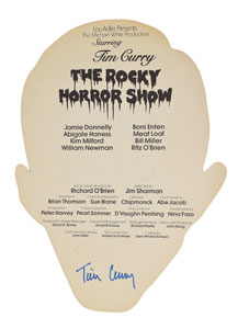 Lot #4373  Rocky Horror Picture Show Signed Playbill and Mask - Image 2