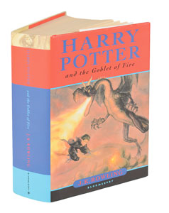 Lot #4439 J. K. Rowling Signed 'Harry Potter and the Goblet of Fire' Book - Image 2
