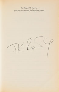 Lot #4437 J. K. Rowling Signed 'Harry Potter and the Chamber of Secrets' Book - Image 1