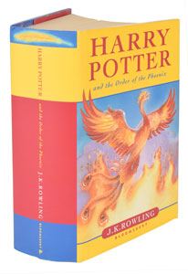 Lot #4440 J. K. Rowling Signed 'Harry Potter and the Order of the Phoenix' Book - Image 2