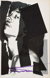 Lot #4544 Andy Warhol Set of (10) Signed Mick Jagger Postcard Photographs - Image 10