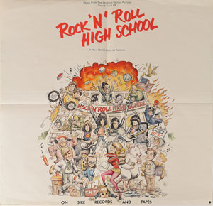 Lot #4231  Ramones 'Rock 'N' Roll High School' Collection of Signed Items - Image 3