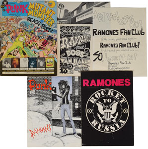 Lot #2427  Ramones Set of (8) Circa 1970s Tickets,