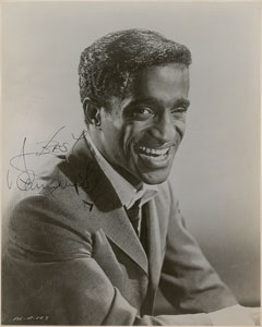 Lot #4337 Sammy Davis, Jr. Signed Photograph - Image 1