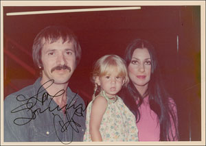 Lot #4147  Sonny and Cher Signed Photograph - Image 1