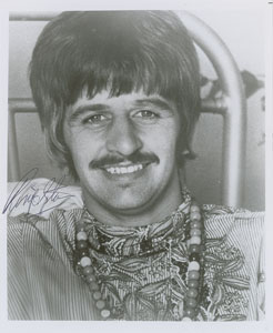 Lot #4048 Ringo Starr Signed Photograph - Image 1