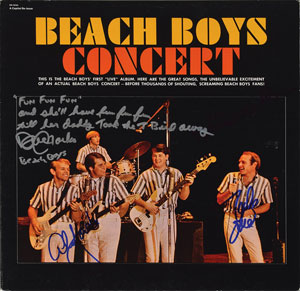 Lot #4126 The Beach Boys Pair of Signed Albums - Image 1