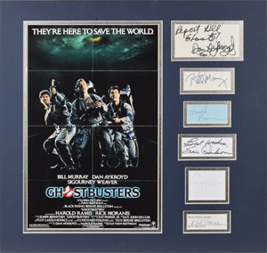 Lot #4348  Ghostbusters Signed Display - Image 1