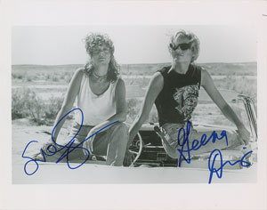 Lot #4475  Thelma and Louise Signed Photograph