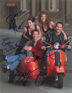 Lot #4478  Will and Grace Signed Photograph - Image 1