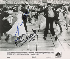 Lot #4463  Grease Signed Photograph - Image 1