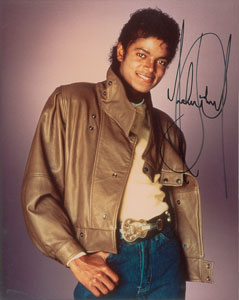 Lot #4253 Michael Jackson Signed Photograph - Image 1