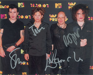 Lot #4261 The Cure Signed Photograph