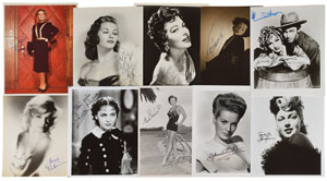 Lot #4327  Actresses Set of (10) Signed Photographs - Image 1