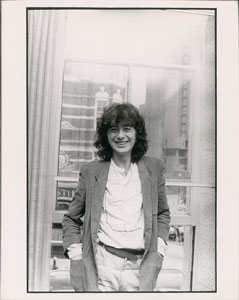 Lot #4140  Led Zeppelin: Jimmy Page Original Vintage Photograph - Image 1