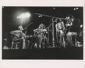 Lot #4135  Crosby, Stills, Nash & Young Original Vintage Photograph - Image 1