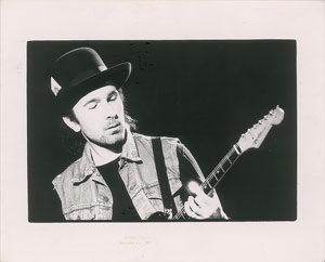 Lot #4277  U2: Bono and The Edge Pair of Original Vintage Photographs - Image 2