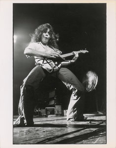 Lot #4210  Van Halen Pair of Oversized Original Vintage Photograph - Image 1