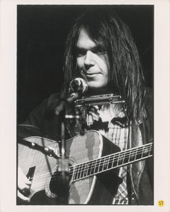 Lot #4154 Neil Young Original Vintage Photograph - Image 1