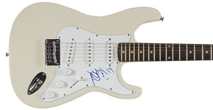 Lot #4132 James Brown Signed Guitar - Image 1