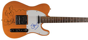 Lot #4190 The Police Signed Guitar - Image 1